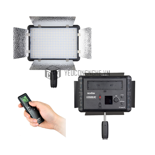 Đèn Led Godox 500LRC nhiệt độ màu 3300 - 5600k