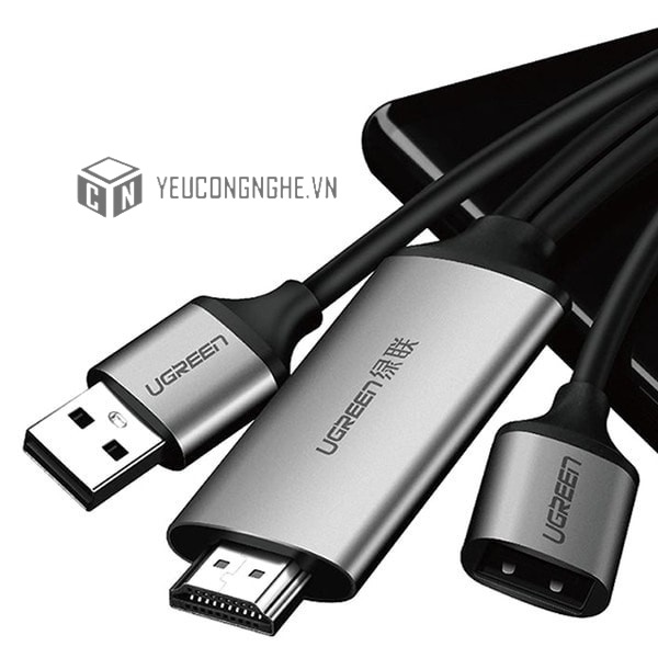 Cáp chuyển tín hiệu từ điện thoại ra tivi HDMI Ugreen 50291