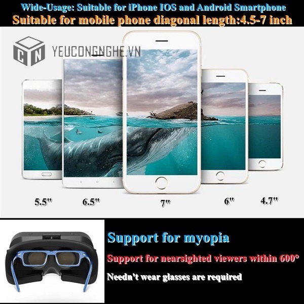 Kính thực tế ảo VR Shinecon G10