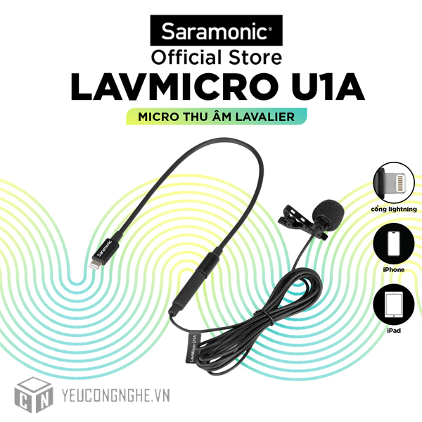 Saramonic Lavmicro U1A - Micro cài áo cổng Lightning