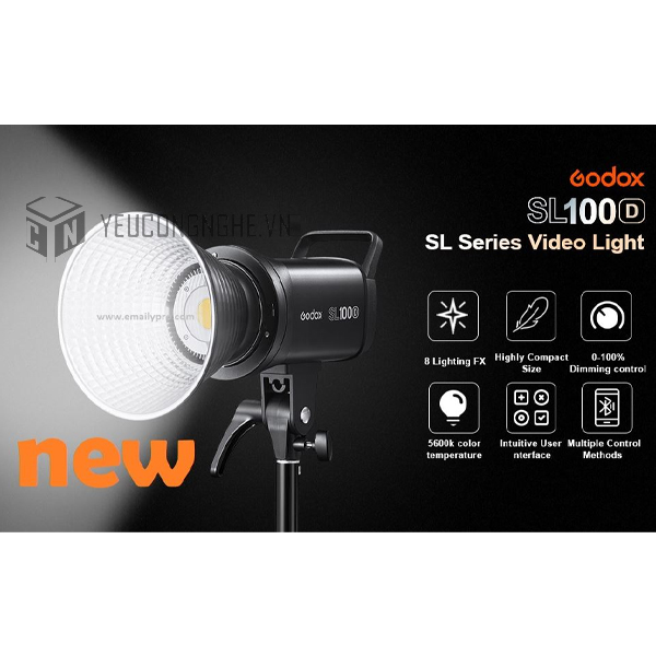 Đèn Led Godox SL100Bi Video Light