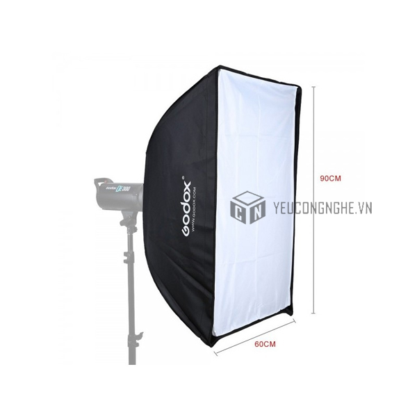 Softbox Godox kèm lưới tổ ong 60x90cm