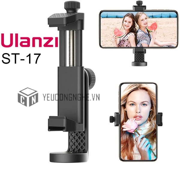 Gá kẹp điện thoại xoay 360 độ Ulanzi ST-17