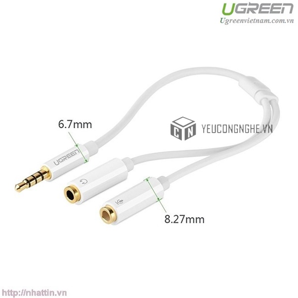 Cáp chuyển Audio 3.5mm Ugreen 10789