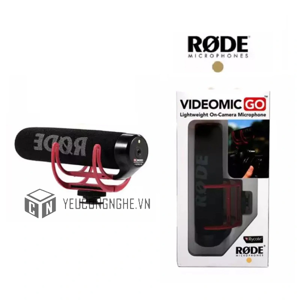 Mic thu âm Cardioid gắn máy ảnh Rode VideoMic Go