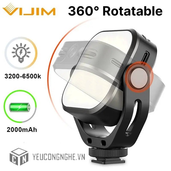 Đèn led VIJIM VL66 đổi màu 3200-5600K