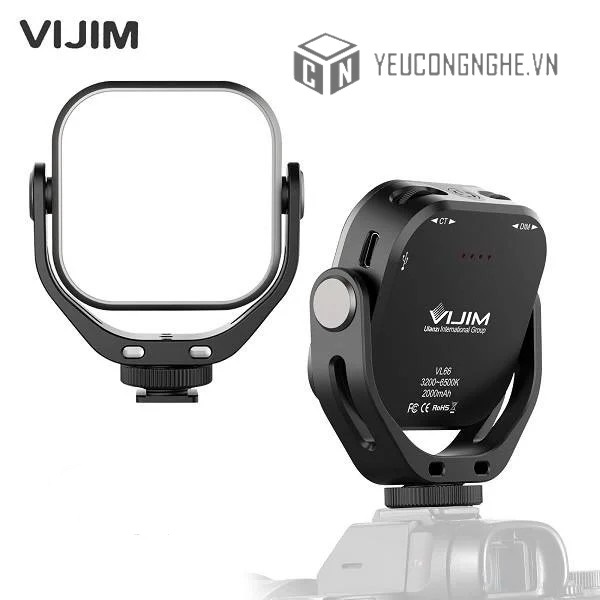 Đèn led VIJIM VL66 đổi màu 3200-5600K