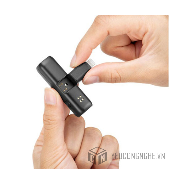Mic thu âm không dây Boya BY-WM3D cho điện thoại iPhone Lightning IOS