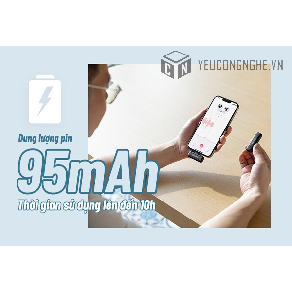 BOYA BY-WM3T-U1/BY-WM3T-U2 dành cho Android - Mic thu âm không dây 2.4GHz mini
