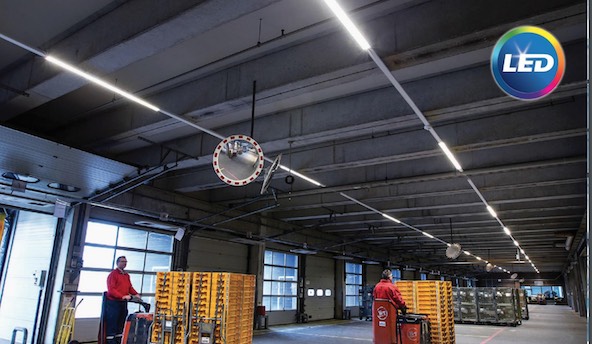 bộ máng đèn LED T8 Philips liền thân lắp trực tiếp