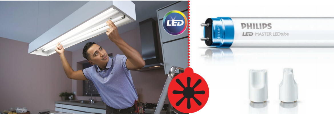 bóng đèn tuýp led Philips T8 chất lượng cao thay thế cho bóng huỳnh quang truyền thống