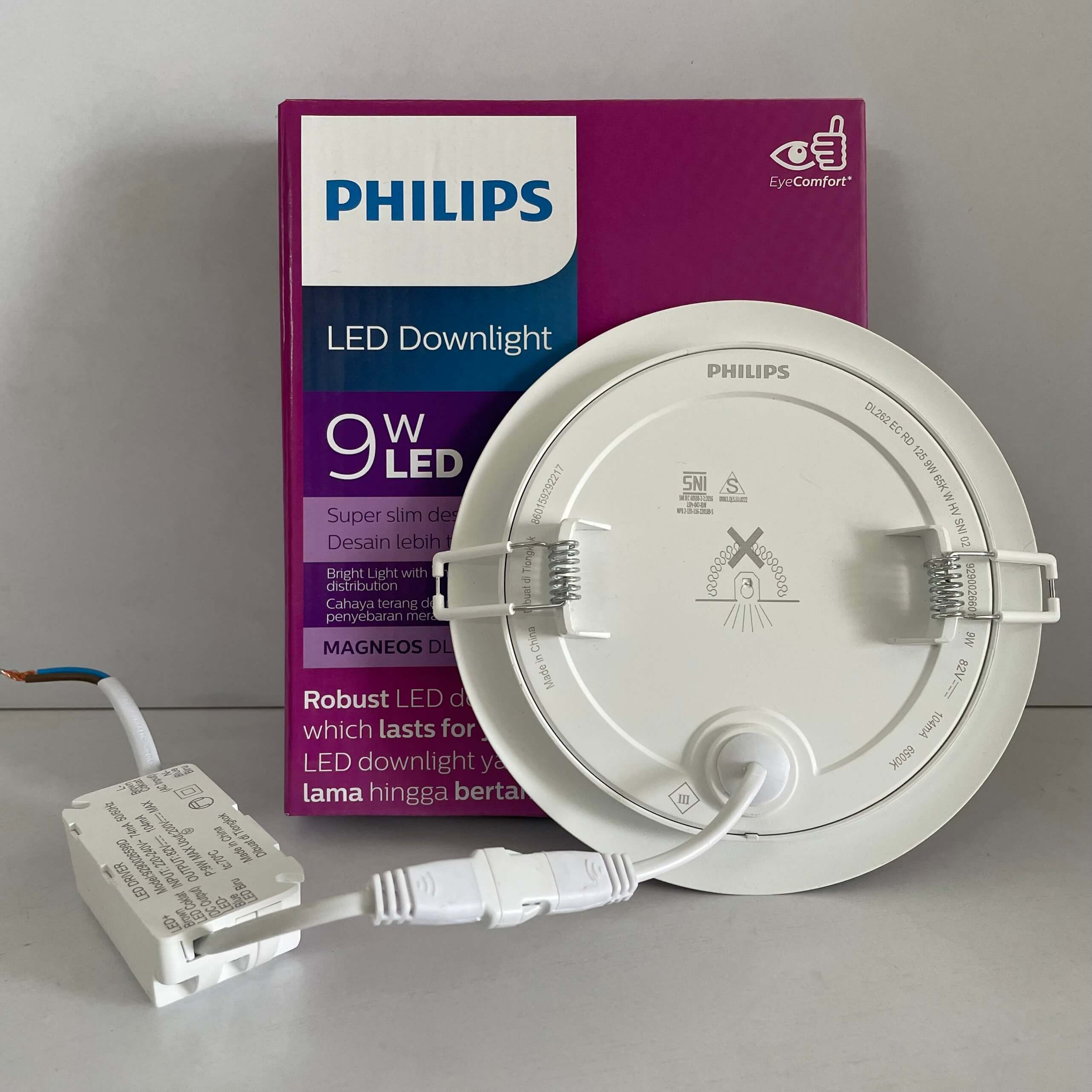 Đèn LED âm trần Philips DL262 EC RD 125 9W chính hãng