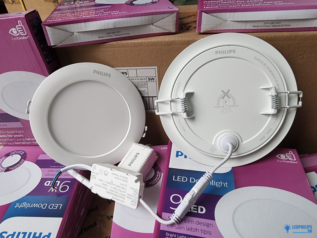 Đèn LED âm trần Philips DL262 EC RD 125 9W chính hãng
