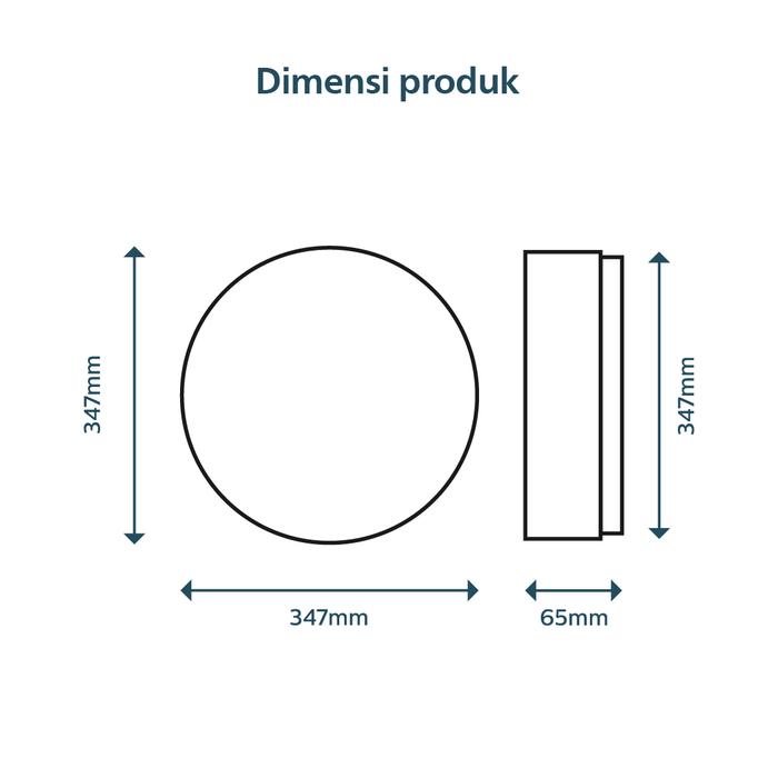 Đèn LED ốp trần Philips CL254 EC RD 17W HV 02 chính hãng