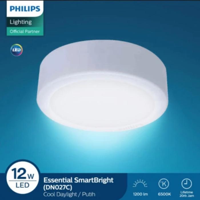đèn LED ốp trần Philips DN027C G3 LED12 12W D175 chính hãng