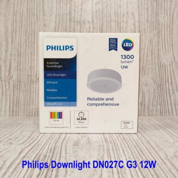 đèn LED ốp trần Philips DN027C G3 LED12 12W D175 chính hãng
