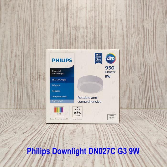 đèn LED ốp trần Philips DN027C G3 LED9 9W D150 chính hãng
