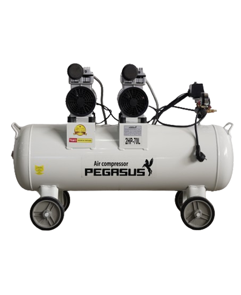 Máy nén khí không dầu giảm âm TM-OF750x2-70L