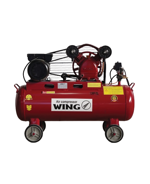 MÁY  NÉN DÂY ĐAI WING TW-V-0.12/8-70L