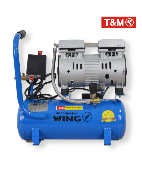 MÁY  NÉN KHÍ KHÔNG DẦU GIẢM ÂM WING TW-OF550-9L