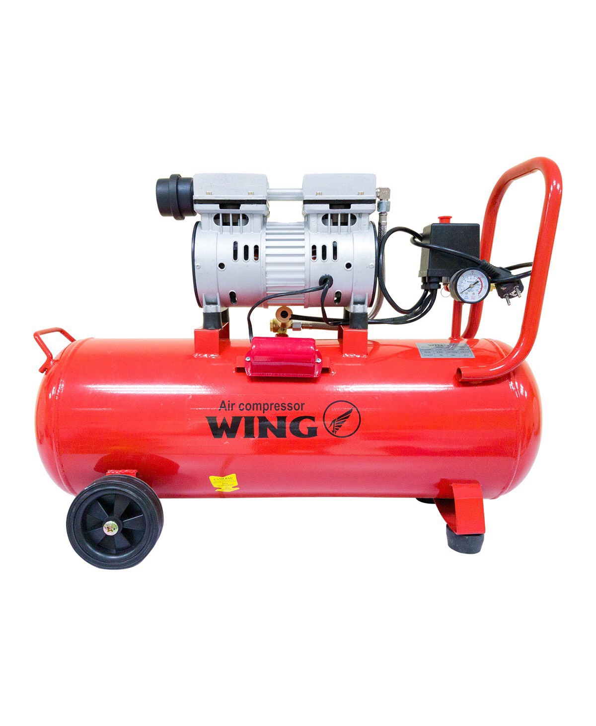 MÁY  NÉN KHÍ KHÔNG DẦU GIẢM ÂM WING TW-OF550-35L