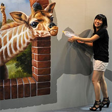 35 Awesome 3D Interactive Paintings - Magic Art works at Special Exhibition