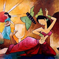20 Beautiful Paintings and Creative Indian Artworks by Sudeep Mukherjee
