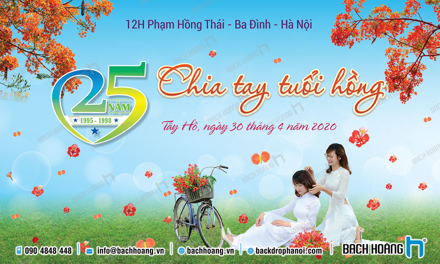 Thiết Kế Backdrop Họp Lớp - Phông Họp Lớp 38