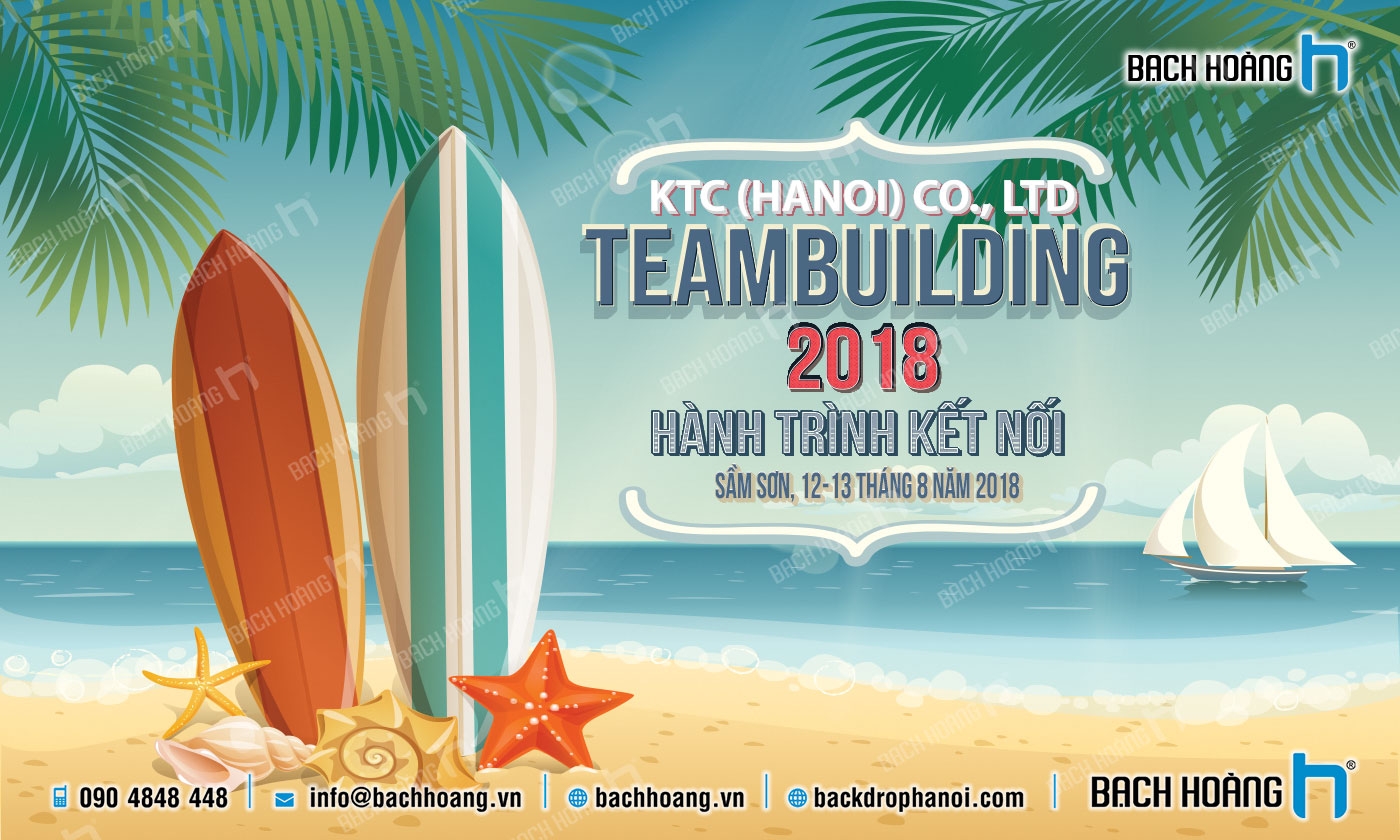 Thiết Kế, In Ấn Và Thi Công Backdrop - Phông gala dinner - Team Building đẹp