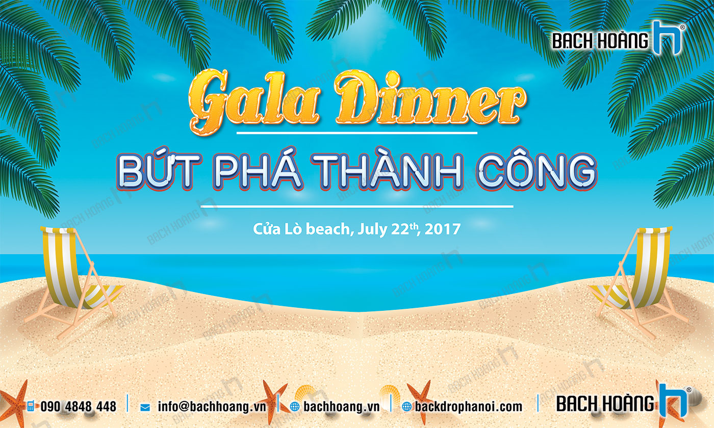 Thiết Kế, In Ấn Và Thi Công Backdrop - Phông gala dinner - Team Building đẹp