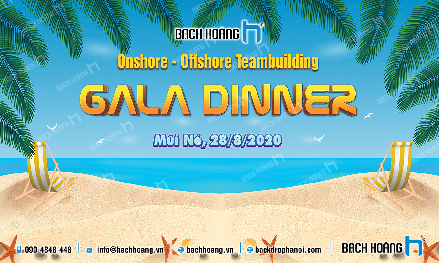 Thiết Kế, In Ấn Và Thi Công Backdrop - Phông gala dinner - Team Building đẹp