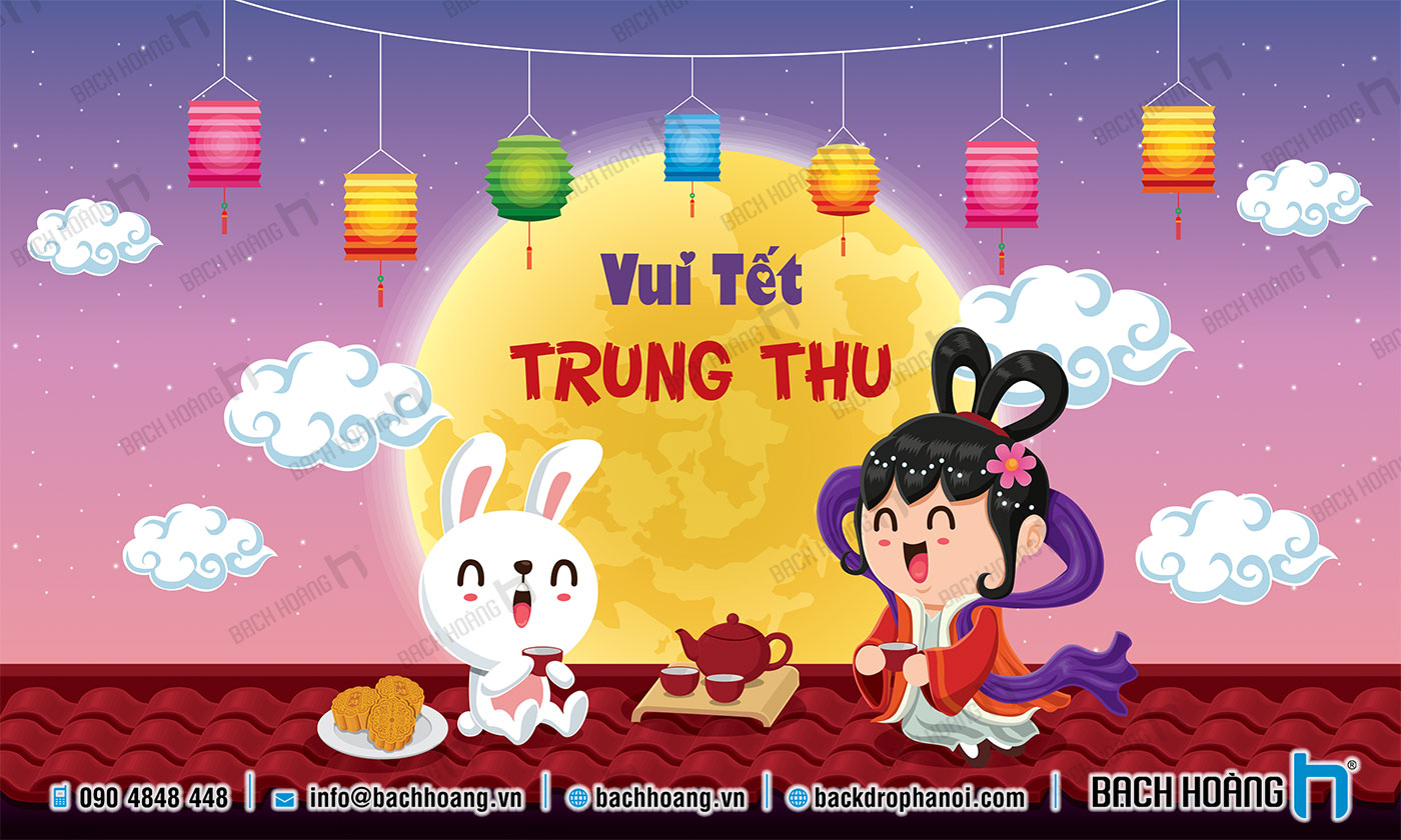 Phông Tết Trung Thu Đẹp