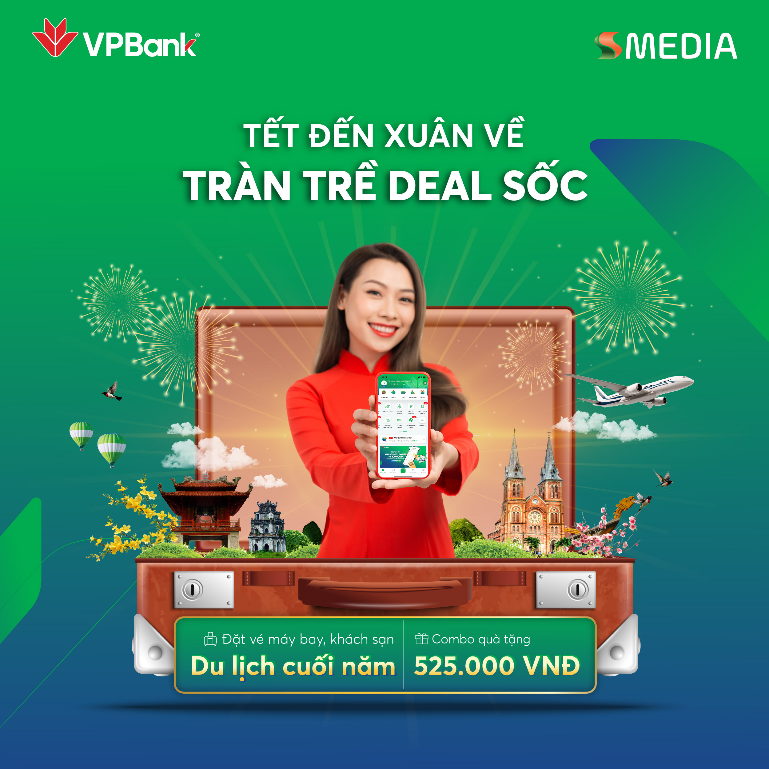 TẾT ĐẾN XUÂN VỀ - TRÀN TRỀ DEAL SỐC