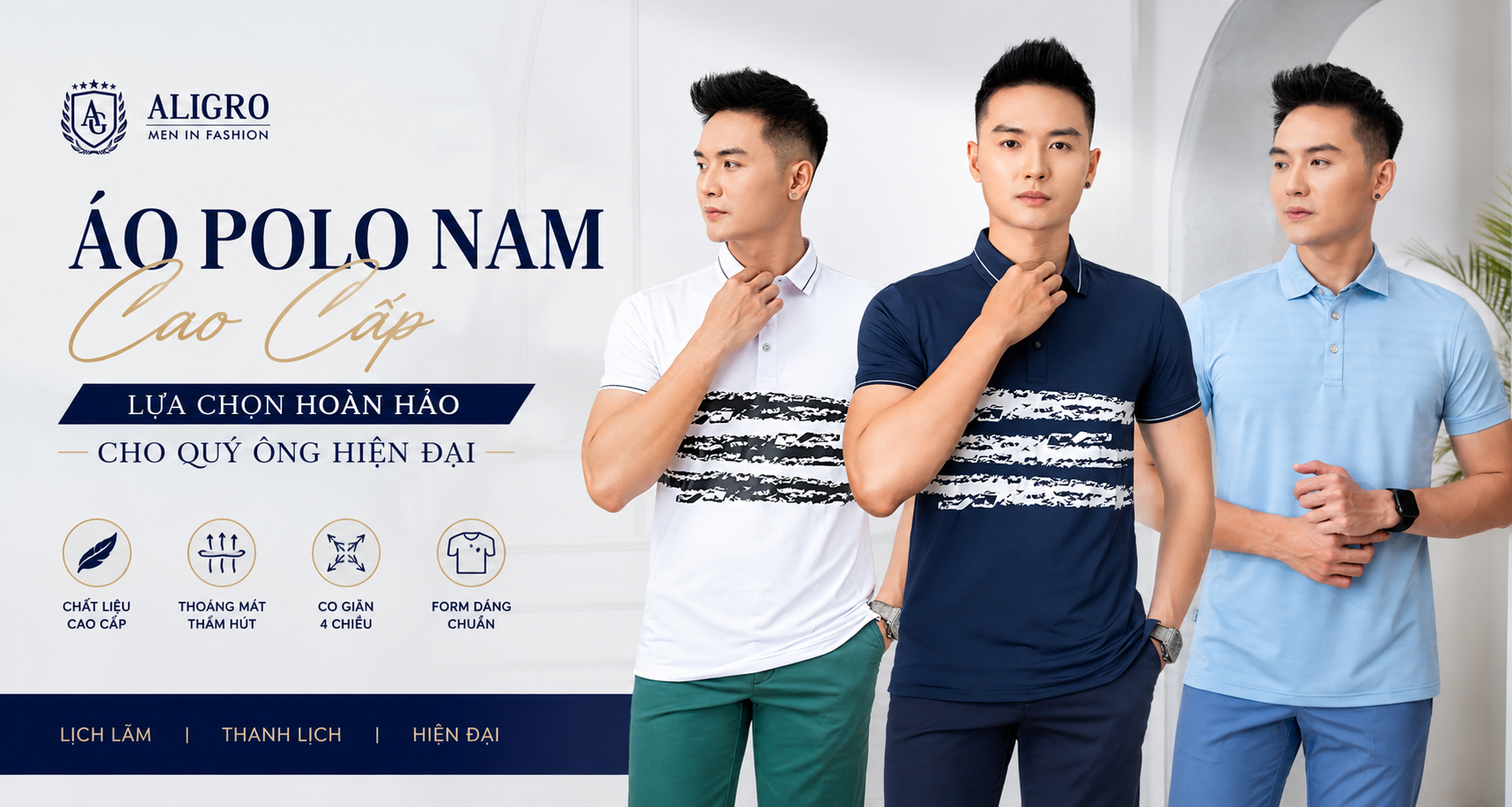 Áo Polo Nam Cao Cấp – Lựa Chọn Hoàn Hảo Cho Quý Ông Hiện Đại