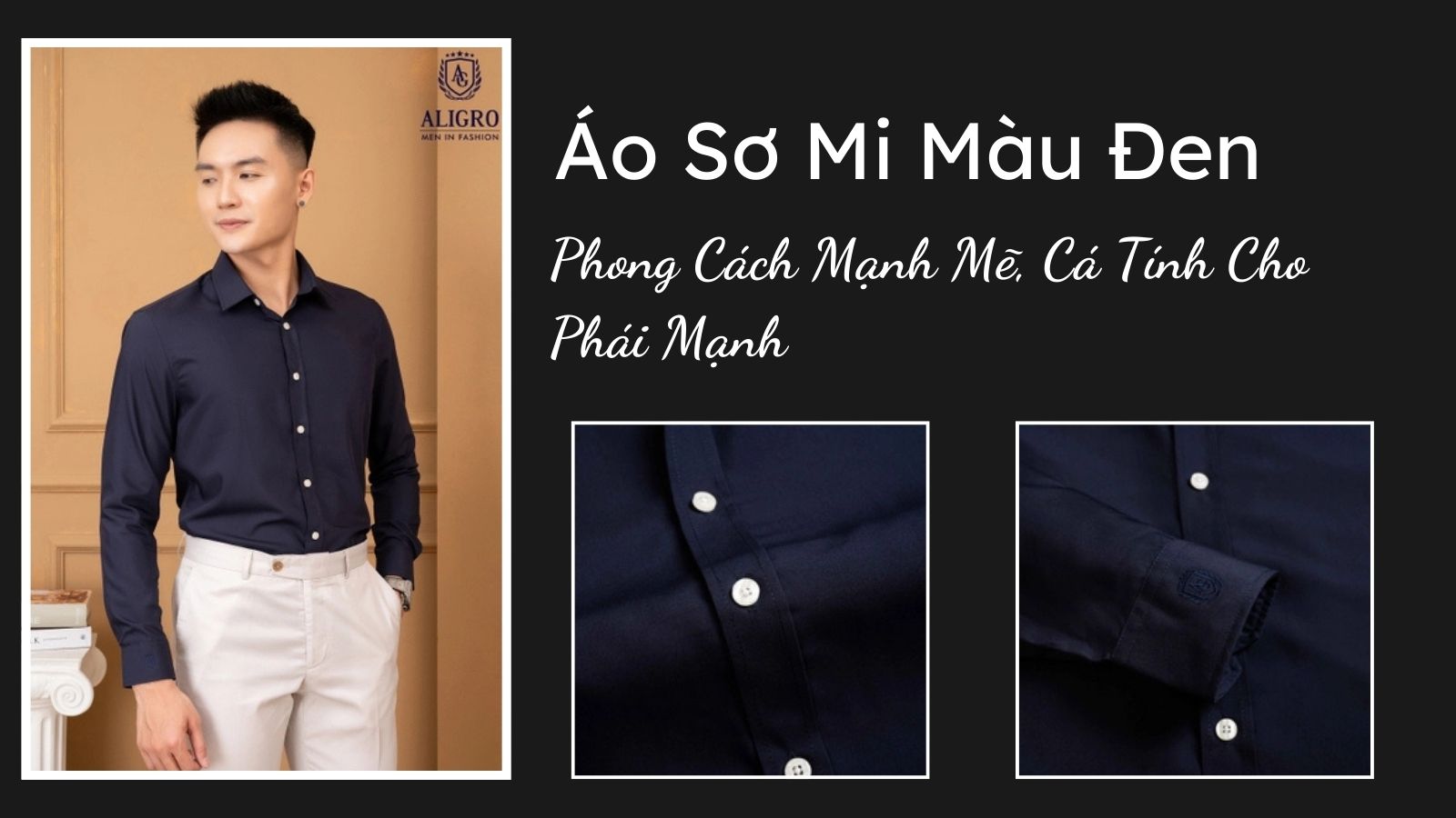 Áo Sơ Mi Màu Đen: Phong Cách Mạnh Mẽ, Cá Tính Cho Phái Mạnh