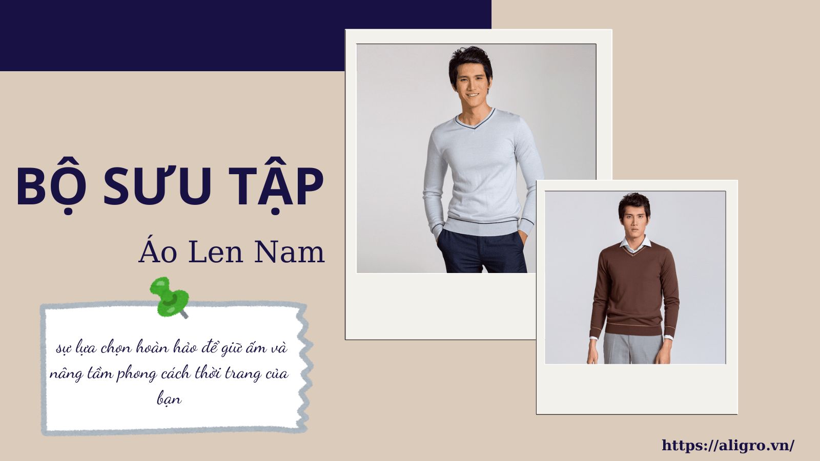 Bộ Sưu Tập Áo Len Nam 2025 | Áo Len cao cấp| ALIGRO