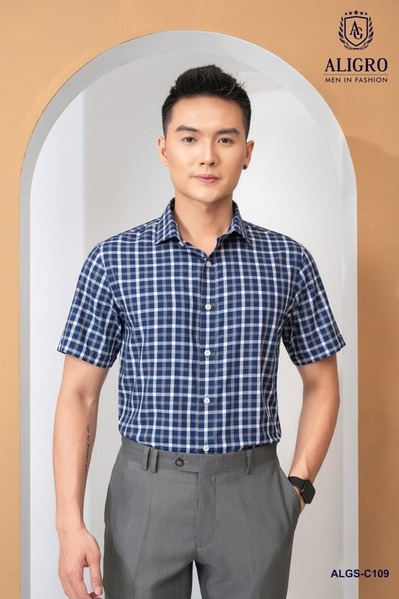 áo cộc tay caro