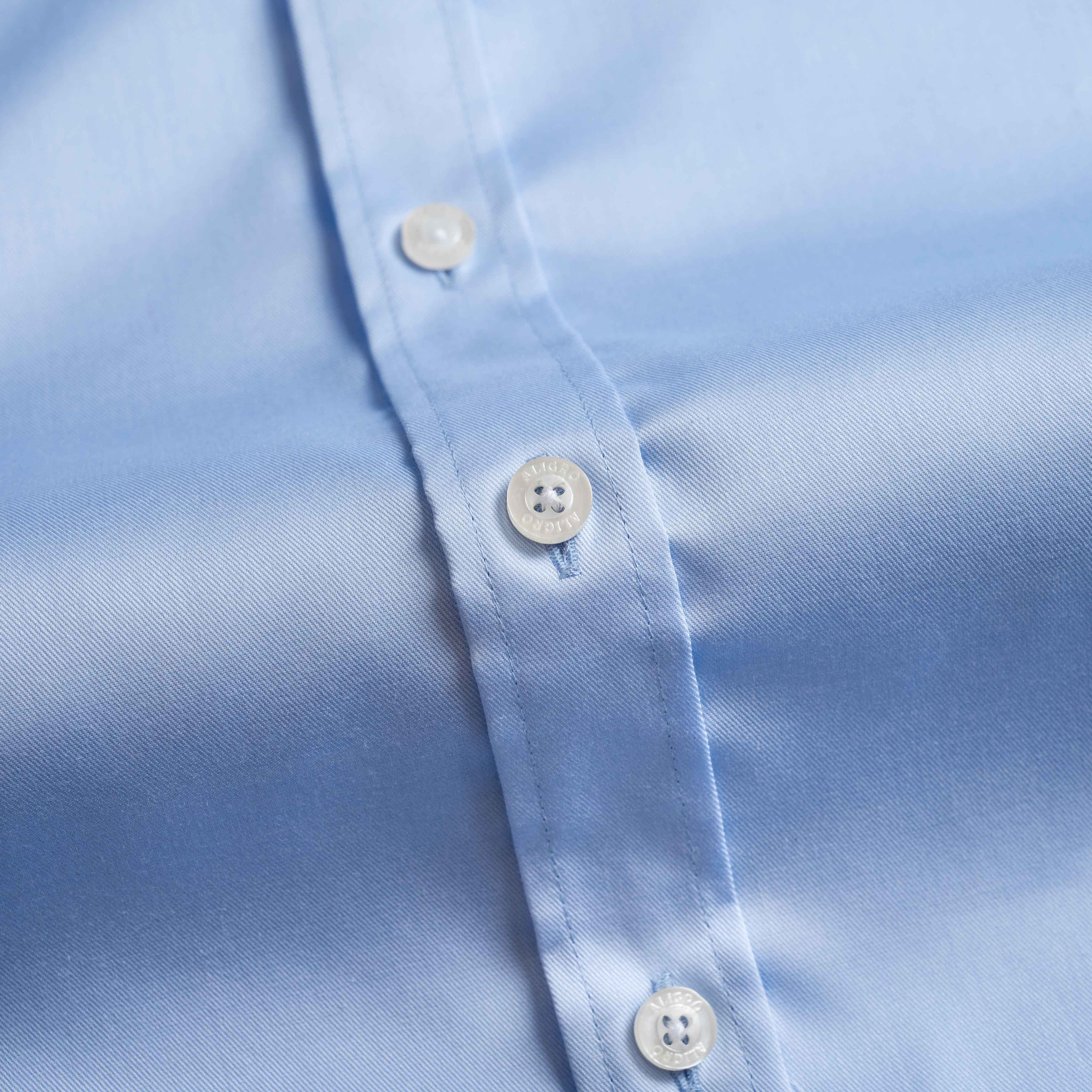 Áo sơ mi cotton trơn co giãn  Massimo Dutti