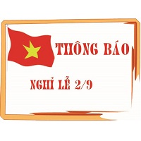 Thông báo nghỉ lễ 2.9.2016