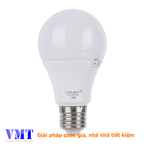 Bóng đèn led 8W đui xoáy E 27 - Toplight