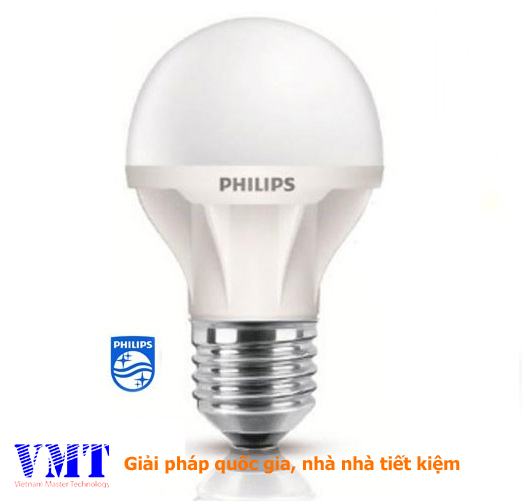 Bóng đèn led 6W đui xoáy E27 EcoBright Philips