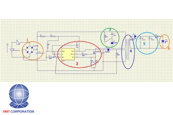 Cấu tạo của driver đèn LED