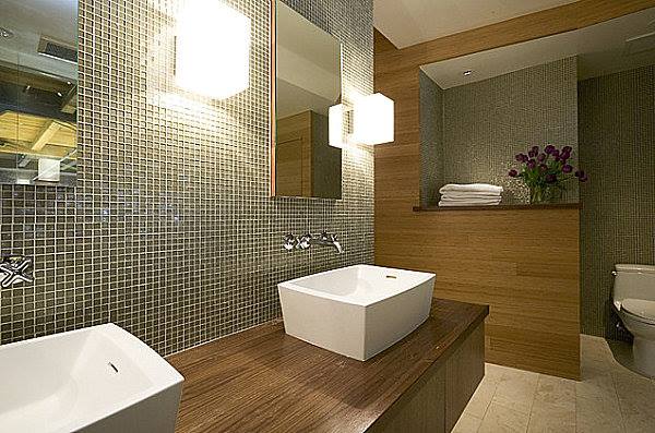 đèn led âm trần kết hợp với các loại đèn khác