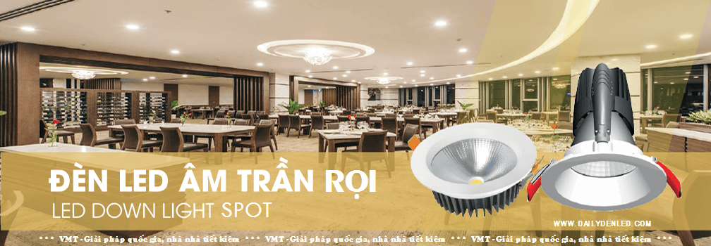 đèn led âm trần rọi