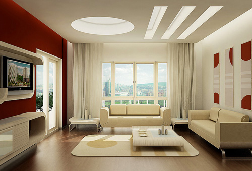 đèn led chiếu sáng phòng khách