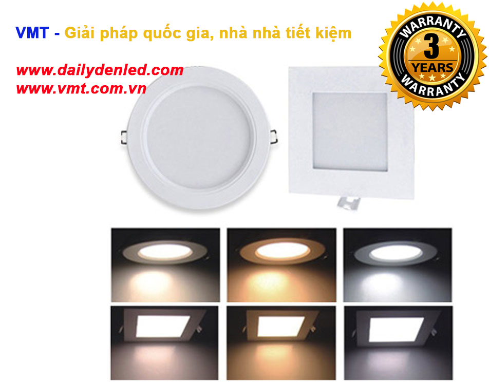 Đèn led âm trần 