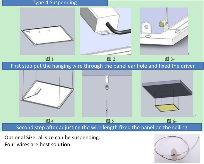 lắp đặt đèn led panel thả trần