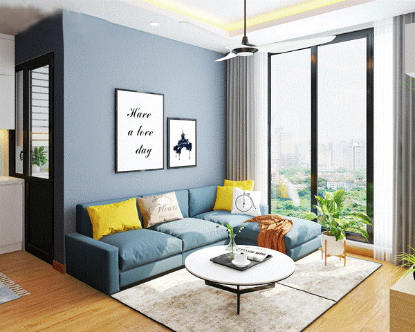 Thiết kế nội thất chung cư 70m2 tối ưu cho 2-3 phòng ngủ Newstar