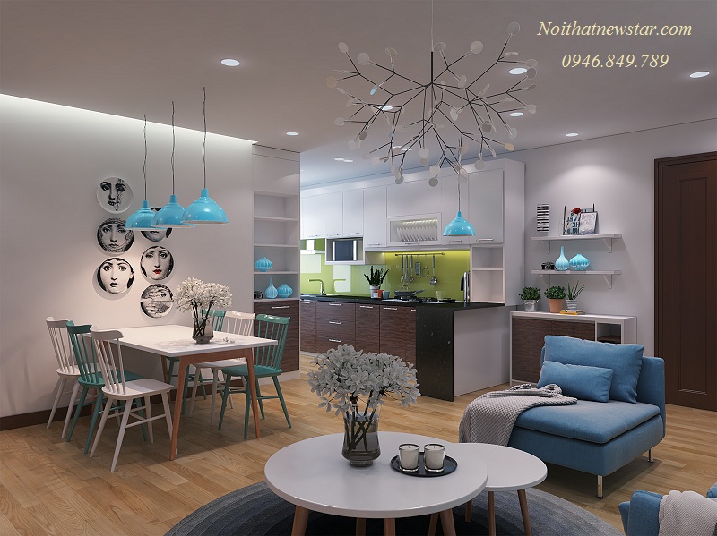 Thiết kế căn bếp mở hợp lý khiến không gian nhà ở trông rộng rãi và thoáng đãng hơn
