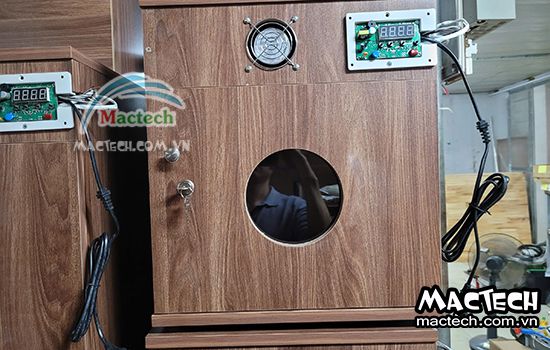 Cấu tạo máy ấp trứng vỏ gỗ Mactech